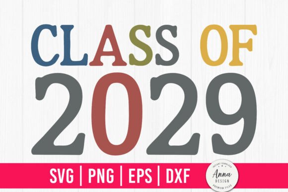 Download Class of 2029 Graduation SVG PNG - 2029 Collection