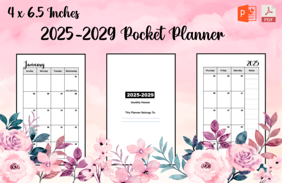 Download 2025-2029 Pocket Planner - 2029 Collection