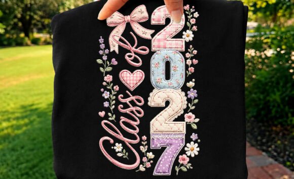 Download Senior Class of 2027 Coquette Shirt Png - Senior Collection