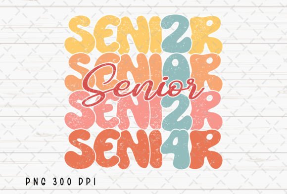 Download Retro Senior 2024 Back to School PNG - Senior Collection