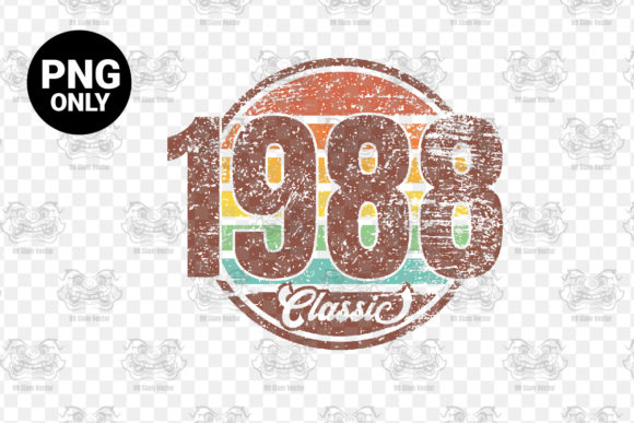 Download Classic 1988 Birthday Sublimation Png - Classic Collection